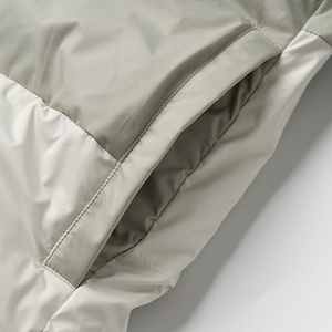 Chaqueta Acolchada Impermeable de Lona con Cuello Alto para Hombre, Estilo Burbuja, para Primavera, Venta al por Mayor Personalizada - Product Image 6