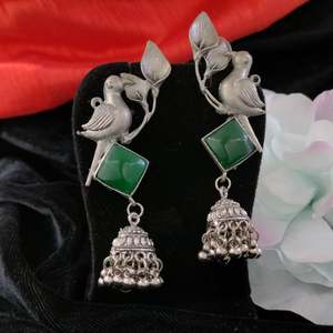 Boucles d'oreilles goutte mode femme Fusion Vintage charme Style moderne rustique Antique Look foncé terni métal finition à la mode - Product Image 1