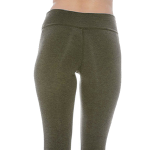 Women's High Waist Ankle-Length Spandex/Nylon Sports <b>Leggings</b> Elastic Waist Solid <b>Pattern</b> Breathable Quick-Dry Four-Way Yoga - Product Image 5