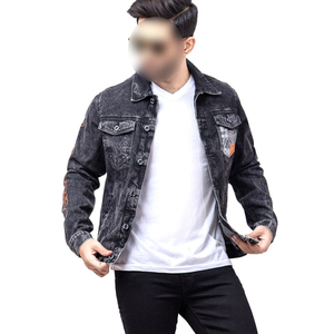 แจ็กเก็ตยีนส์สำหรับผู้ชายเสื้อแจ็กเก็ตผ้าเดนิมระบายอากาศได้ดีจากร้าน Wakin 2025สินค้ายอดนิยม - Product Image 5