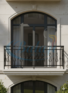 Panneau de pilier de balcon en fonte moderne, antirouille, galvanisé, sans cadre, protection UV, pour applications résidentielles, exportation B2B, OEM 5 - Product Image 2