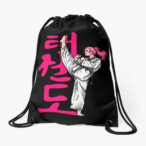 Bolsa de gimnasio con logotipo personalizado, bolsa con cordón para artes marciales, mochila de bajo peso - Product Image 2