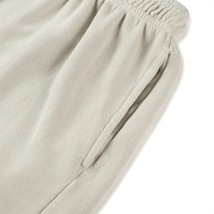 Top calidad 2025 algodón de gran tamaño de bolsillo de moda sudor corto con logotipo personalizado para los hombres - Product Image 2