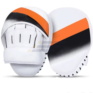 Pakistan Made Custom Design Leather <b>Boxing</b> Focus Pads Breathable Moisture Wicking Durable Best Price Low MOQ Best Quality - Product Image 6