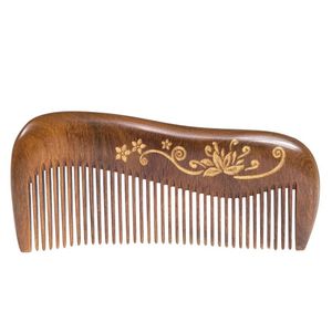 AJOUTER MEILLEUR Voyage Portable Style Chinois À La Main Bois De Santal Peigne En Bois Peigne À Cheveux En Bois - Product Image 4