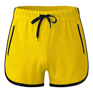 Shorts de sport décontractés en coton 100% de style nouveau, sur mesure, prix bas, couleur unie, respirant, léger, pour vente en ligne - Product Image 2