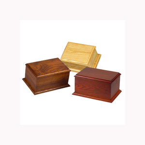 Nuevo diseño 2025 Urnas funerarias de madera Diseño hecho a mano Urnas para mascotas de cremación Urnas de madera natural para el amor una vez - Product Image 2