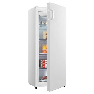 Congélateur vertical Hisense 0913481 de classe E avec dégivrage manuel, porte simple, pour usage domestique, dimensions 55x55.7x143.4cm - Product Image 3