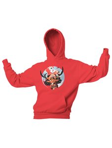 Sweatshirt à capuche de Noël unisexe imprimé graphique coupe décontractée imprimé par sublimation pour Noël et le bricolage - Product Image 3