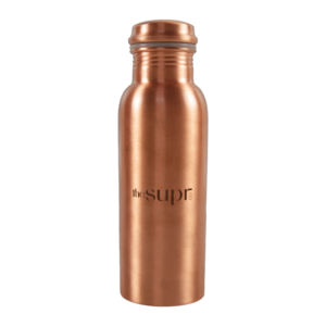 Copper <b>Bottle</b> Plain Design With Logo Most Demanding Low Price Fancy Looks Use for Containing <b>Drinking</b> Water Home Decoration - Product Image 1