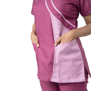Uniforme médico profesional, conjuntos de uniformes de manga corta para mujeres, el mejor diseño de fabricación, exfoliante médico impreso para mujeres - Product Image 5