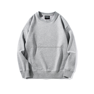 Sudadera con Capucha Personalizada Ecológica de Alta Calidad, 100% Algodón, Estilo Vintage, Holgada, para Hombre y Mujer, Cuello Redondo, Estilo Hip Hop - Product Image 1