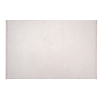 Tapis Akra blanc moderne en acrylique à poils ras, résistant à la décoloration, en tricot, lavable, tissé 6 mm, antidérapant, fabriqué en Turquie, taille personnalisée, ODM, marque privée