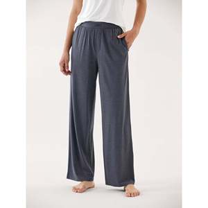   Pantalon de détente en bambou pour femme, tissu tricoté doux et confortable pour la saison d'automne - Product Image 1