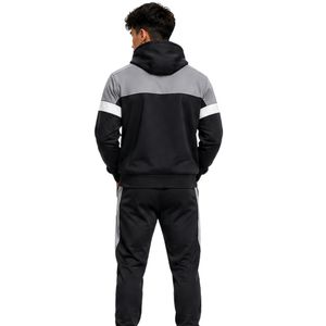 Mens Custom Logo Tech Fleece Tracksuit Set Full <b>Zip</b> <b>Hooded</b> Jacket Jogger Pants Athletic Sportswear Training Running Outfit - Product Image 6