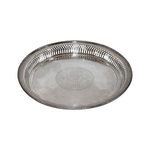 Plateau de service exclusif de couleur argentée en forme de rectangle de qualité Plateau de meilleure vente de conception simple pour la vaisselle - Product Image 5