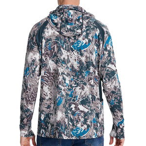Meilleures ventes Sweats à capuche de pêche personnalisés à manches longues pour hommes imprimés Sports de plein air imprimés pour hommes - Product Image 6
