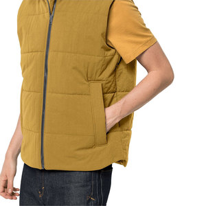 2024 New Design Fashion Winter Custom puffy Winter Body Warmer Stand Collar Cotton Men's Vest Sleeveless Puffer <b>Jackets</b> - Product Image 4