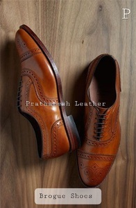 Cuero Brogue Diseño de lujo Zapatos de vestir Oficina Reunión Junta Reunión Disponible Cantidad a granel Zapatos de cuero real Calidad de exportación - Product Image 5