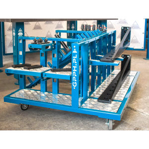 Carro GPPH M 1300x900x600mm Carro de herramientas para accesorios de mesa de soldadura, agujeros de 28mm - Product Image 4