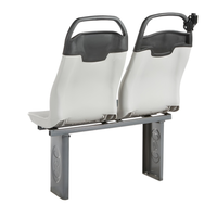 Fournitures en gros pour remplacement/réparation : Nouveaux ensembles de sièges passagers modernes en plastique avec dossier fixe, modèle GS 132, de luxe et de petite taille