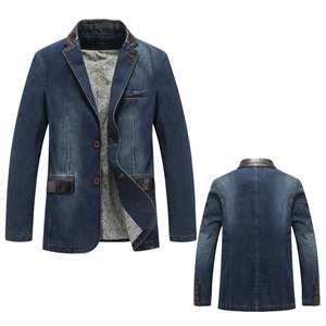 Saleh Enterprises Casual Men Regular Fit <b>Denim</b> Jacket 100% Cotton Windproof Stone Wash Embroidered Y2K Urban Fashion <b>Coat</b> - Product Image 1