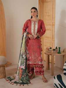 ชุดสูท3ชิ้นสำหรับผู้หญิงซักได้ผ้ากำมะหยี่สีดำธรรมชาติจากปากีสถาน - Product Image 2