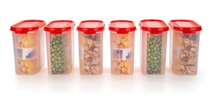 Plastic Vegetable Bowl and Rice Bowl Kitchen Serving Container Durable Lightweight Reusable Household Dining Food Storage Set - Product Image 3