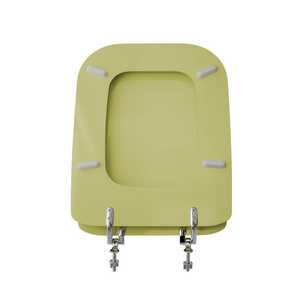 Sedile WC Concavo in Ceramica Koricini Standard Champagne MDF - Arredo Bagno - Product Image 5