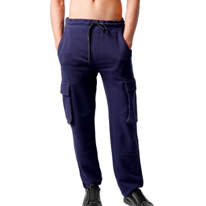Nuevos pantalones de chándal informales para hombre, pantalones de chándal para hombre, Cintura elástica de algodón 100%, cintura alta 2026 - Product Image 1