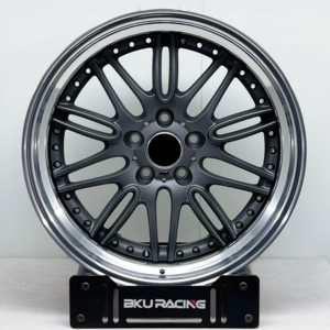 Jantes Bku Style 65 forgées en 2 parties 5x120 pour <span class=keywords><strong>BMW</strong></span> E39 E46 E36 E30 E60 <span class=keywords><strong>E34</strong></span> E38 E90 E92 F30 F10, 18 19 20 pouces, alliage, roue de voiture classique - Product Image 4