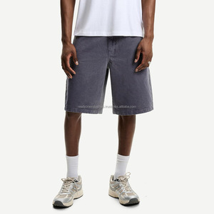 Short en jean pour homme, jorts vintage épais brodés 3D avec strass - Product Image 2