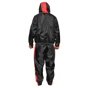 Combinaison de sauna pour homme et femme en argent personnalisé, pour la transpiration, la minceur, la course à pied, la salle de sport, la perte de poids, veste et pantalon de sauna pour homme - Product Image 3