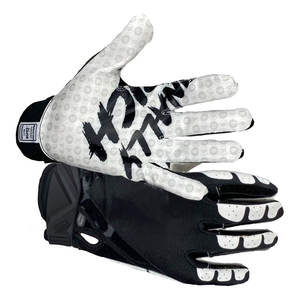 Gants de football américain entièrement personnalisables fabriqués au Pakistan Gants de préhension de qualité professionnelle de qualité supérieure Logo personnalisé pour les joueurs - Product Image 4