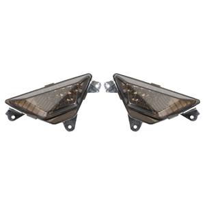 Feu de clignotant avant LED pour <span class=keywords><strong>KAWASAKI</strong></span> <span class=keywords><strong>NINJA</strong></span> 250 300 400 650 <span class=keywords><strong>1000</strong></span> ZX6R Fumée - Product Image 1
