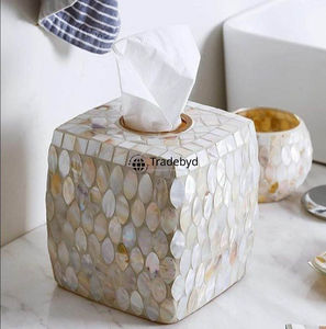 Caja de pañuelos decorativa de lujo hecha a mano para decoración de mesa y estilo interior Tradebyd - Product Image 2