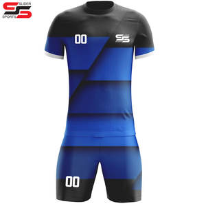 Uniformes de sublimación para adultos en 100% poliéster hecho tela ropa deportiva conjuntos de camisetas de fútbol - Product Image 5