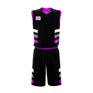 Ensembles d'uniformes de basketball unisexes sans manches pour l'été, grandes tailles, séchage rapide, respirants, impression de logo personnalisée, 100% polyester, anti-UV, 220g - Product Image 3