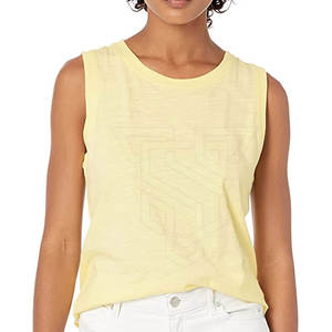 Camiseta sin mangas de gimnasio de alta calidad para mujer, informal, sin mangas, nuevo estilo, transpirable y elegante para adultos - Product Image 1