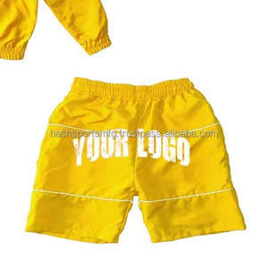 Ensemble coupe-vent pour homme en polyester et nylon, veste zippée et short, deux pièces - Product Image 5