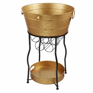 Maceta de Metal con Recubrimiento de Polvo Negro de Diseño Vintage Minimalista con Soporte de Hierro Blanco, Decoración para Interiores, Balcones y Hogar - Product Image 5