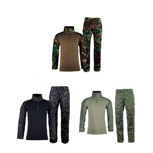 Men's Long Sleeve <b>Camouflage</b> Tactical Uniform Plus Size Breathable Lightweight Training Clothing for Winter Comfortable Set - Product Image 5