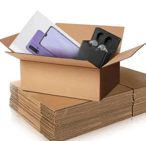 <b>Space</b>-Saving Square Divided Pulp Storage Stackers Practical Paper Boxes for Stationery Cosmetics & Office Use - Product Image 2