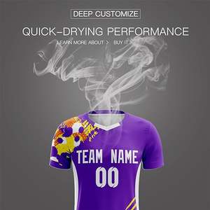 Ensemble de maillots de football 25 26 pour hommes maillots de football uniformes de football maillots de football personnalisés maillot de football de club - Product Image 4