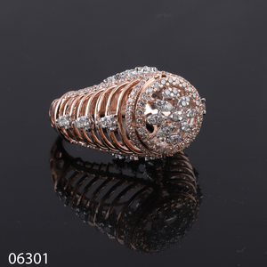 Anillo de Compromiso con Diseño de Diamante en Forma de Flor, Oro Rosa de 18k, Cultivado en Laboratorio, Certificado, Oro Sólido de 14k, Corte Brillante, Moderno - Product Image 2