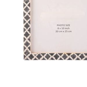 กรอบรูปฝังกระดูกศิลปะ งานฝีมือ ดีไซน์ดอกไม้ทันสมัย - Product Image 3