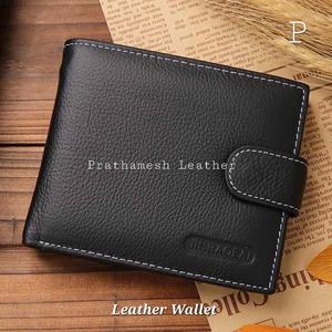 Cartera de cuero de dos tonos para hombre, precio al por mayor seguro, carteras clásicas hechas a mano, Cartera de cuero increíble con estilo de negocios para hombre - Product Image 2