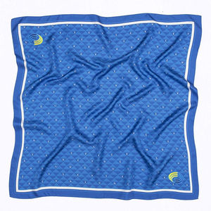 Fashion Custom Printed Square <b>Scarf</b> Fabric With <b>White</b> Label Service For Brand Marketing Events And Gifts - Product Image 3