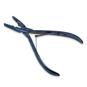 Alicates de extensión de cabello resistente azul Herramientas de extensión de cabello de color conveniente - Product Image 1