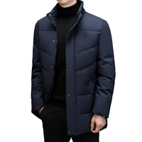 Veste d'hiver pour homme personnalisée en vente chaude, imperméable, coupe-vent, rembourrée, à capuche, mode de rue, vêtements d'extérieur, manteau élégant
